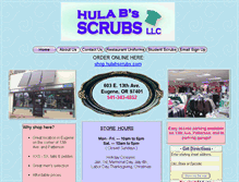 Tablet Screenshot of hulabscrubs.com